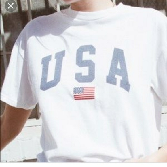 Brandy Aleena USA Flag T Shirt - Picture 4 of 4